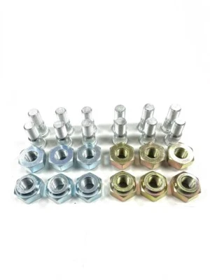 Kit de tuerca de rueda + perno delantero izquierdo derecho 12 piezas para ISUZU NRR NPR NQR NPR-HD 98-25 Foto 1 de 4