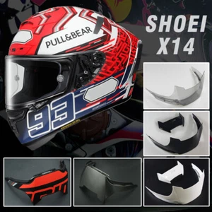 For S-hoei X14 X-14 Motorcycle Racing Air Trim Helmet Spoiler Wing Diffuser - Foto 1 di 24