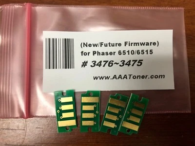 4 Toner Chip (3476 ~ 3475) for Xerox Phaser 6510, WC 6515 Printer Refill - Image 1 of 3