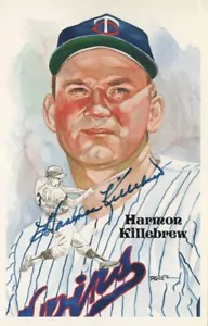Harmon Killebrew Autographed Perez-Steele Postcard Minnesota Twins JSA AJ82905 - Picture 1 of 3