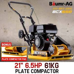 BAUMR-AG 61kg 370x510mm 6.5HP Plate Compactor Vibratory Rammer Wacker Gravel