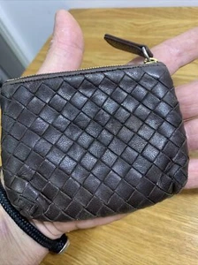 Bottega Veneta kleine Geldbörse Damen braun Leder - Bild 1 von 10