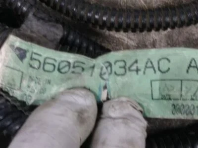 Dodge Ram2500 2004 diésel NV5600 arnés de cables de transmisión. NÚMERO DE PIEZA 56051034 Foto 1 de 4