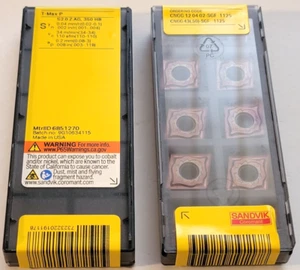 CNGG 43(.50) SGF 1125 SANDVIK *** 10 INSERTS *** FACTORY PACK *** - Picture 1 of 1