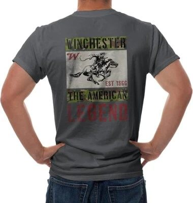 Camisetas para hombre Winchester oficiales camufladas American Rider Legend gráficas Foto 1 de 2