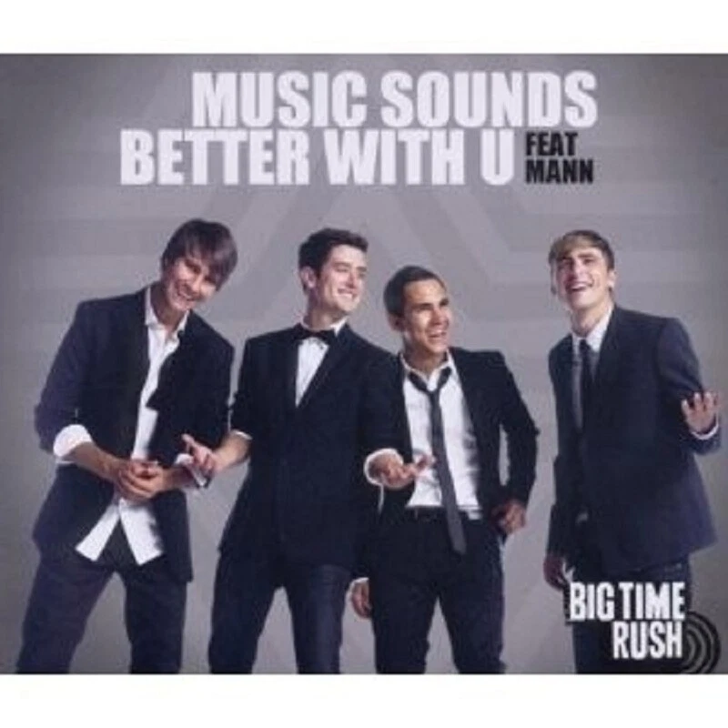 BIG TIME RUSH "MUSIC SOUNDS BETTER WITH U"CD SINGLE NEW - Photo 1/1