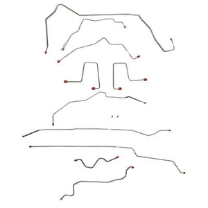 98-00 GM S-series Truck, 4WD, Ext Cab; Complete Brake Line Kit; Steel - Picture 1 of 1