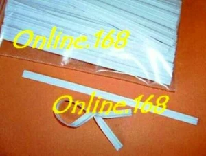 Weißpapierbeschichtete Twist-Drahtkrawatten: Kunsthandwerk + Geschenk + Cello + Pflanzentasche Krawatten Mehrzweck - Bild 1 von 1