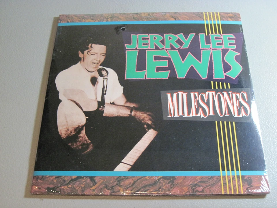 Jerry Lee Lewis- Milestones- 2XLP 1989 Rhino R1-71499 Sealed - Image 1 of 1