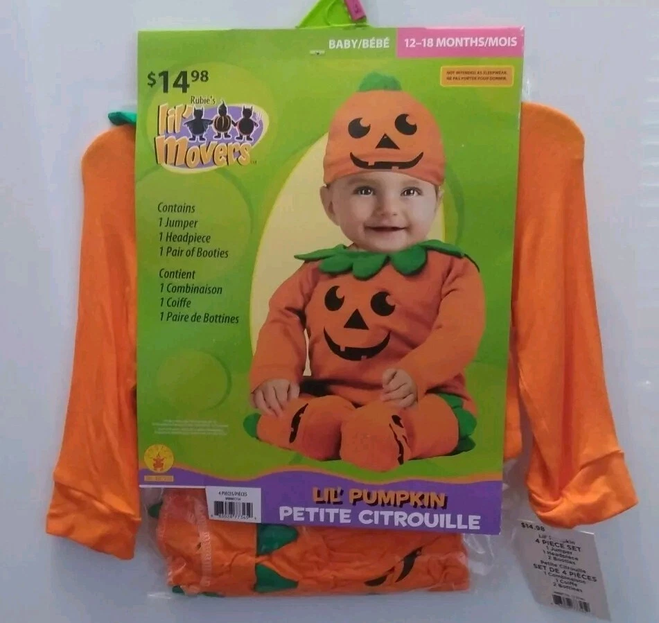  Calabaza Bebé Pullover, Sombrero y Leggings Disfraz Halloween 12-18 Meses # ¡NUEVO! Foto 1 de 4