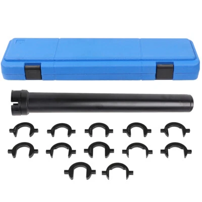 13pc Inner Tie Rod Removal Auto Tool Kit with 12 SAE & Metric Crowfoot Adapters Foto 1 de 4