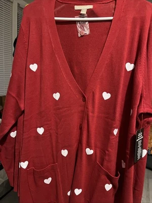 Женщина в плюс размер идеальный длиннее хлопковый кардиган - Изображение 1 из 3