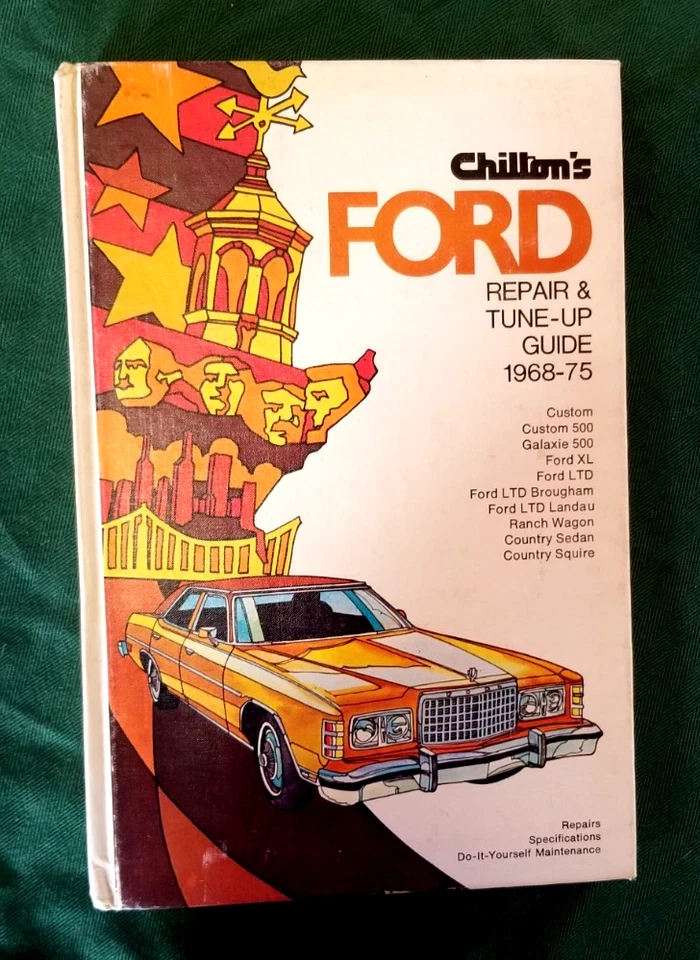 Guía de reparación y puesta a punto Chilton Ford 1968-1975 Ford Custom Galaxie 500 Foto 1 de 4