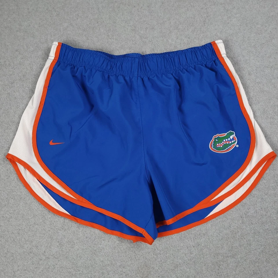 Pantalones Cortos Florida Gators Hombres Medianos Azul Nike Atletismo Cross Country Correr Foto 1 de 4