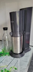 SodaStream 2.0 Crystal Wassersprudler +Glasflasche & Zylinder Blau Top Zustand - Bild 1 von 7
