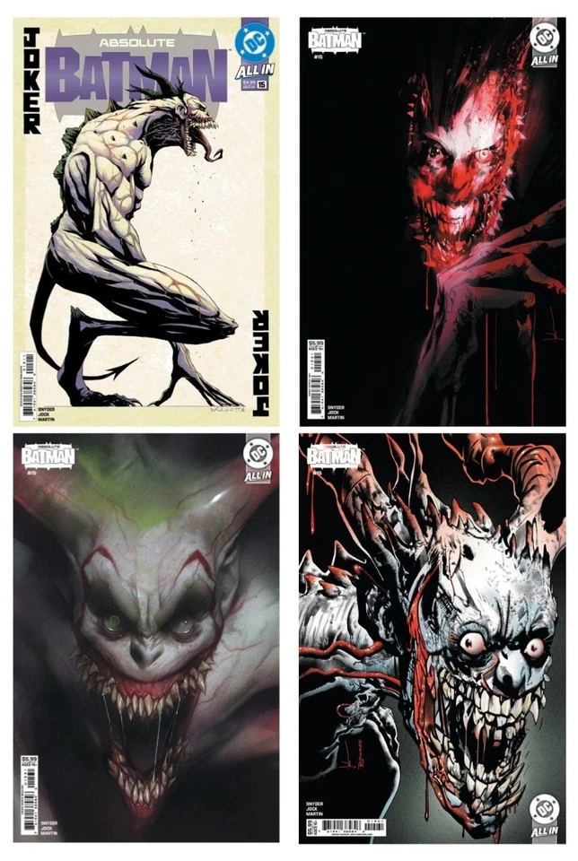 SET Absolute Batman #15 JOKER Dragotta Jock Oliver Bolland  - Image 1 of 1