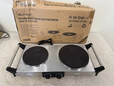 Doble eléctrico Duxtop 3203 1300 W con asas - plateado - probado Foto 1 de 4