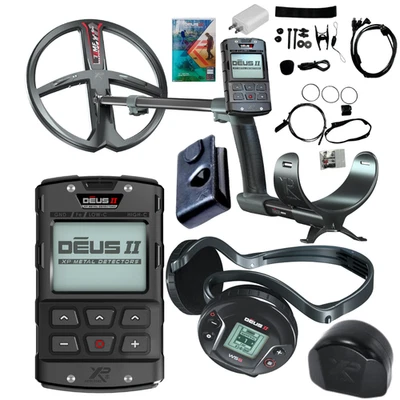 XP Deus II Metal Detector - 13x11 FMF Coil with Remote Control and WS6 Puck - Image 1 of 4