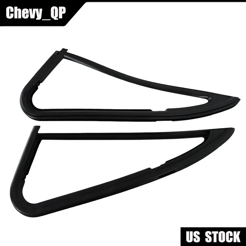 Front Vent Glass Window Weatherstrip Seals Set Pair for Chevy GMC Pickup Truck - Image 1 of 4