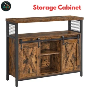 Modern Dining Sideboard Kitchen Cupboard Storage Cabinet Buffet Table VASAGLE - Picture 1 of 8