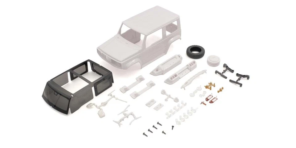 Kyosho Suzuki Jimny Sierra White Mini Z Body Set MXN03 - Image 1 of 1