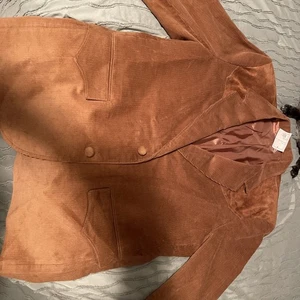 Chaqueta Blazer Western de Pana Pioneer Wear Hombres 44 BEVR Hecha en EE. UU. Borde de Piel de Vaca - Imagen 1 de 13