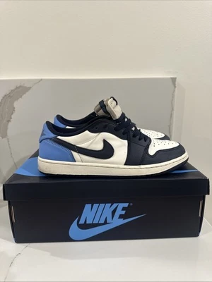Nike Air Jordan 1 Low Men's Size 10.5 OG Obsidian UNC CZ0790-400 - Image 1 of 4