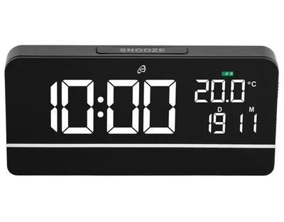 AURIOL Digitaler Wecker Digitaluhr Uhr Alarm mit kabelloser Ladefunktion - Bild 1 von 4