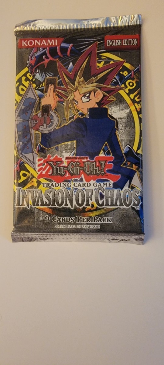 遊戯王 INVASION OF CHAOS 旧アジア版 1st 未開封 1パック Yu-Gi