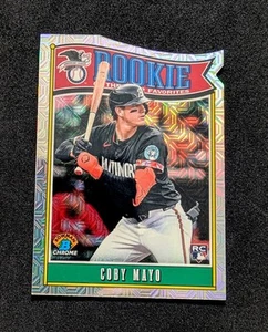 2025 Bowman Mega Box Chrome Mojo Refractor Coby Mayo RC ROTY Favorites #ROY-2 - Bild 1 von 2