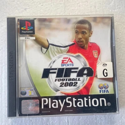 FIFA Football 2002 Sony Playstation 1 PS1 PSX PAL Game Complete w Manual Tested - Image 1 of 3