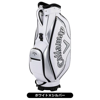 Bolso Caddy Modelo Callaway 2025 (Blanco Plateado) 47 pulgadas 3,1 kg 5 vías JP Foto 1 de 3