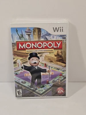 Monopoly  (Nintendo Wii, 2008) Brand New Factory Sealed  - Image 1 of 4