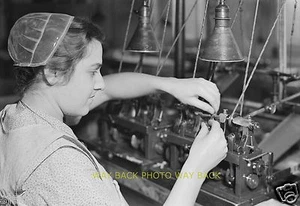 FOTO 1936 EN HAMILTON WATCH COMPANY EN LANCASTER, PA - 8" por 10" - BONITO - Imagen 1 de 1