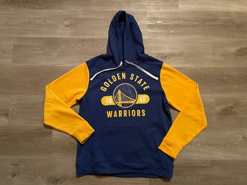 Golden State Warriors Men’s Fanatics NBA Hoodie Sweater Size Large Fan Apparel Cover