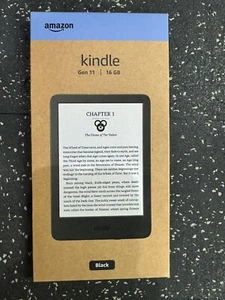 Amazon Kindle 11TH GEN - 16GB Wi-Fi 6.8 in 2024 - Black - - Picture 1 of 3
