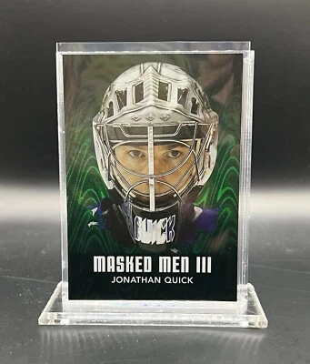 Jonathan Quick 2010-11 Between The Pipes Masked Men III Emerald #MM29 - Image 1 of 2