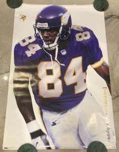 NIP- SEALED - Costacos Brothers Randy Moss Minnesota Vikings Poster - Picture 1 of 3