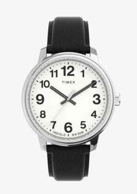 Часы Timex TW2V212009J Easy Reader Indiglo белый циферблат кожа - Изображение 1 из 4