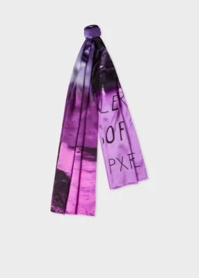 Pañuelo de seda estampado fotográfico Paul Smith $225 nuevo con etiquetas, hecho en Italia. Hermoso. ¿Tuyo para? Foto 1 de 4