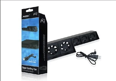 Para Sony Playstation 4 PS4 Host Ventilador Enfriador Juego Externo Accesorios EE. UU. Foto 1 de 4