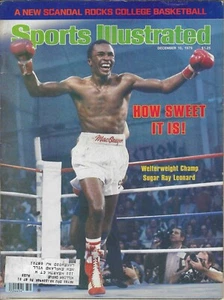 Sugar Ray Leonard - Sports Illustrated Magazine - 12/10/1979 - AUTHENTIC - Picture 1 of 2