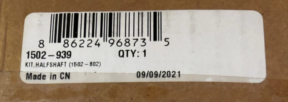 Arctic Cat 2006-15 Prowler 550 650 700 1000, kit de meio eixo 1502-939 novo fabricante de equipamento original - Imagem 1 de 1