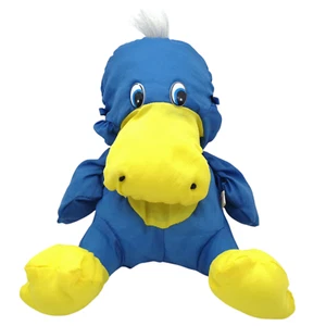 Vintage Euro Play Ente 80er Knautschi Ballonseide Kuscheltier selten ca. 30cm - Bild 1 von 10