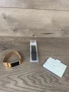 Fitbit Charge 2 Heart Rate + Fitness Wristband w/ Gold Stainless Band -For Parts - Picture 1 of 17