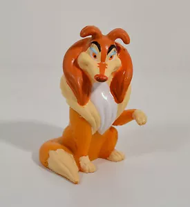 1989 Flo Girl Collie Dog 3" PVC Figura Wendy's All Dogs Go To Heaven Don Bluth - Foto 1 di 4