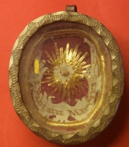 Relics Reliquary INTERESTING RELIC OF ST. FABIANO POPE AND MARTYR - Picture 1 of 4