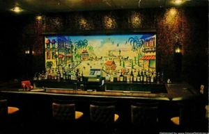 Vintage Mid-Century Oil Painting Mural by Willard Borow Bayou Restaurant 11 foot - Picture 1 of 12