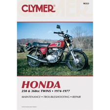 Clymer Repair/Service Manual '74-77 Honda Cb/Cl/Cj 250-360cc Twins (M323)