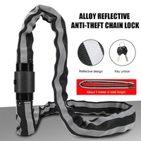 Metal Bicycle Lock Universal Bike Anti Theft Security Lock with 2 Keys N#S7